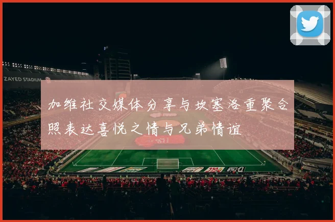 加维社交媒体分享与坎塞洛重聚合照表达喜悦之情与兄弟情谊